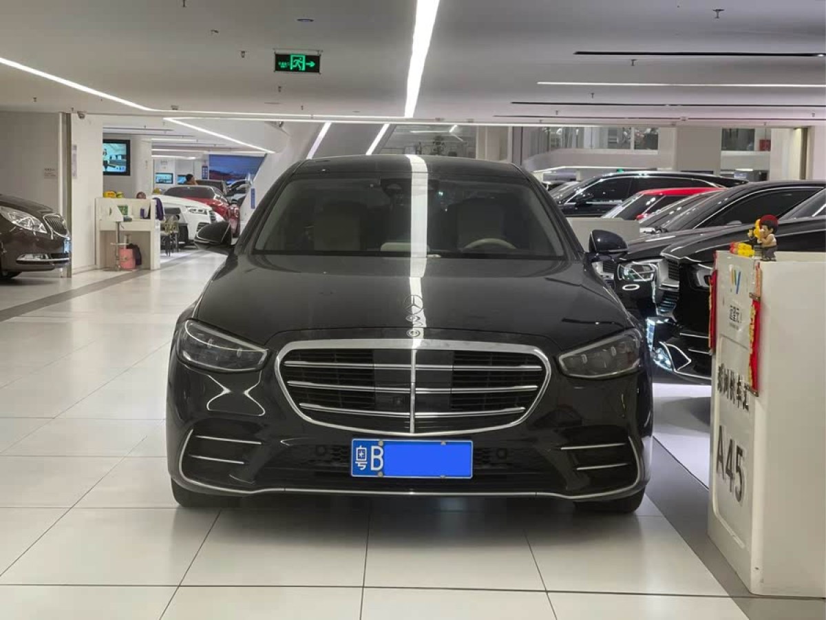 奔馳 奔馳S級  2021款 改款 S 450 L 4MATIC圖片