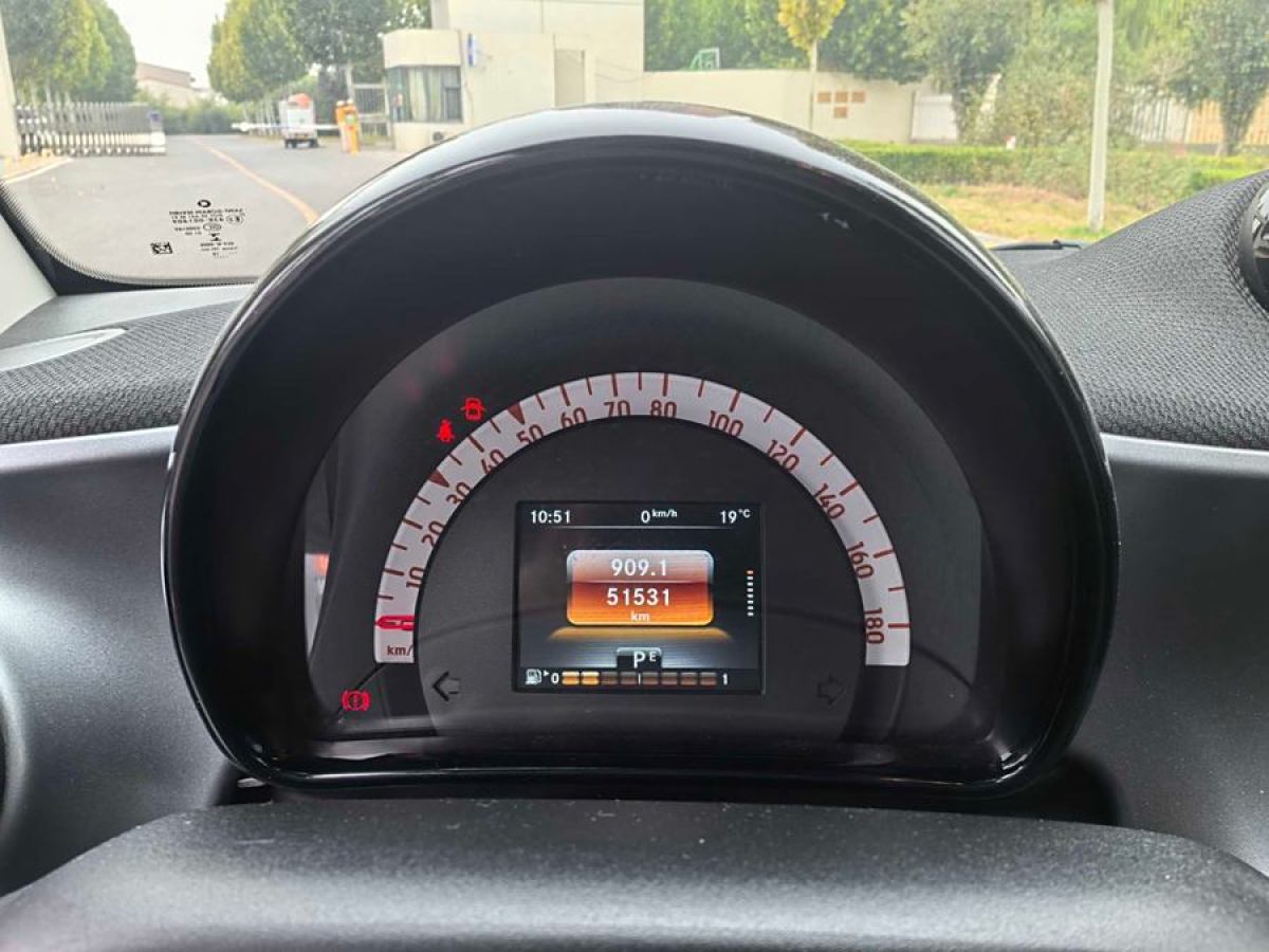 2019年9月smart fortwo  2019款 0.9T 66千瓦硬頂風(fēng)擎版 國VI