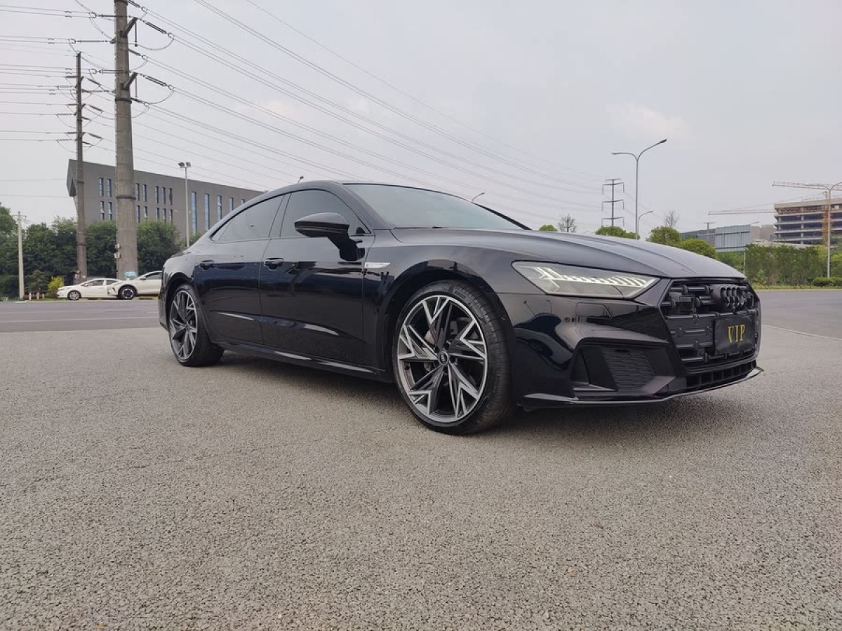 奧迪 奧迪A7L  2024款 45 TFSI quattro S-line 黑武士版圖片