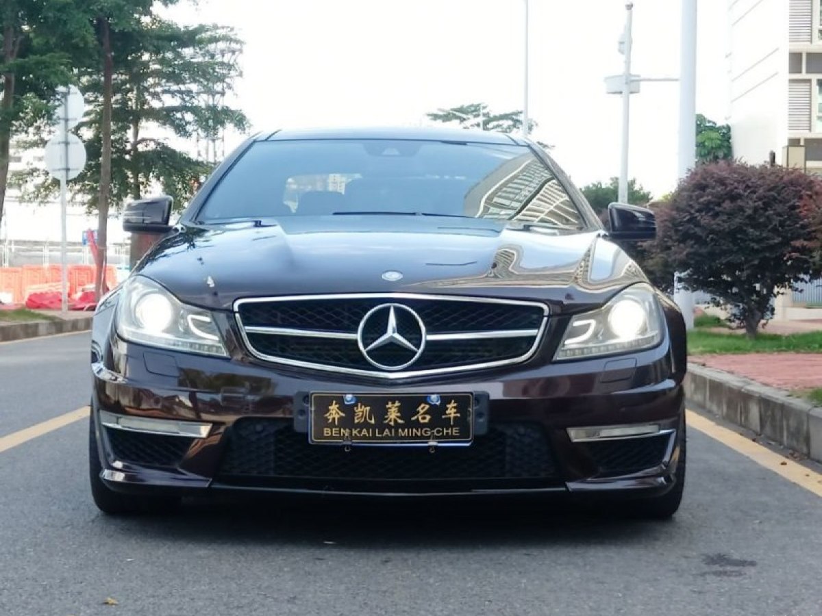 【深圳】2014年7月 奔驰 奔驰c级amg 2012款 amg c 63 coupe 动感型