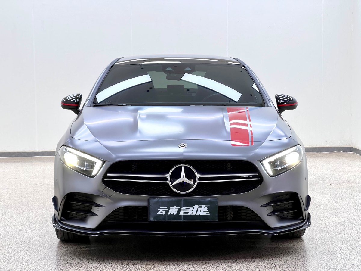 奔馳 奔馳A級AMG  2022款 AMG A 35 L 4MATIC 熾夜特別版圖片