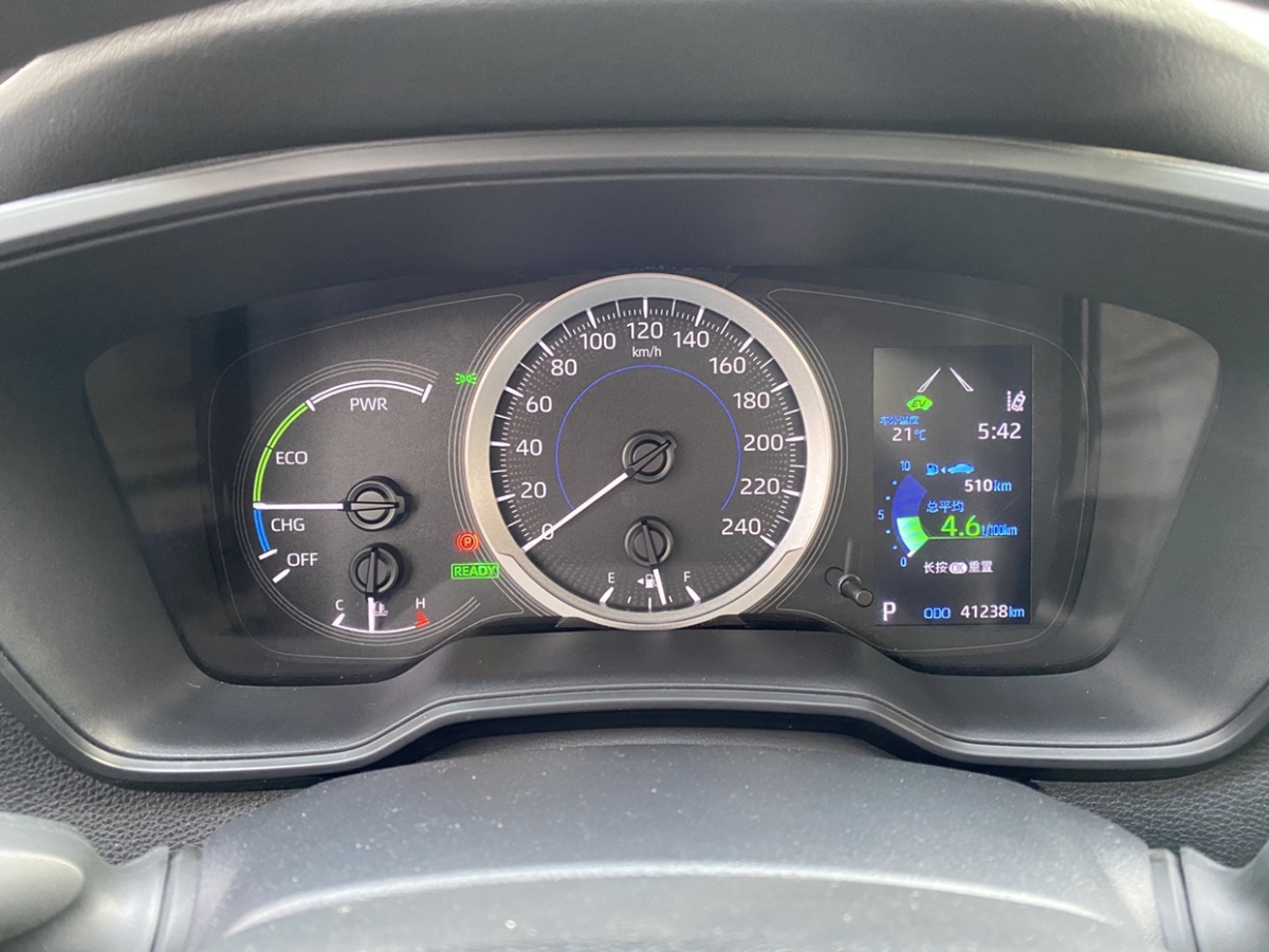 豐田 卡羅拉  2021款 雙擎 1.8L E-CVT精英版圖片