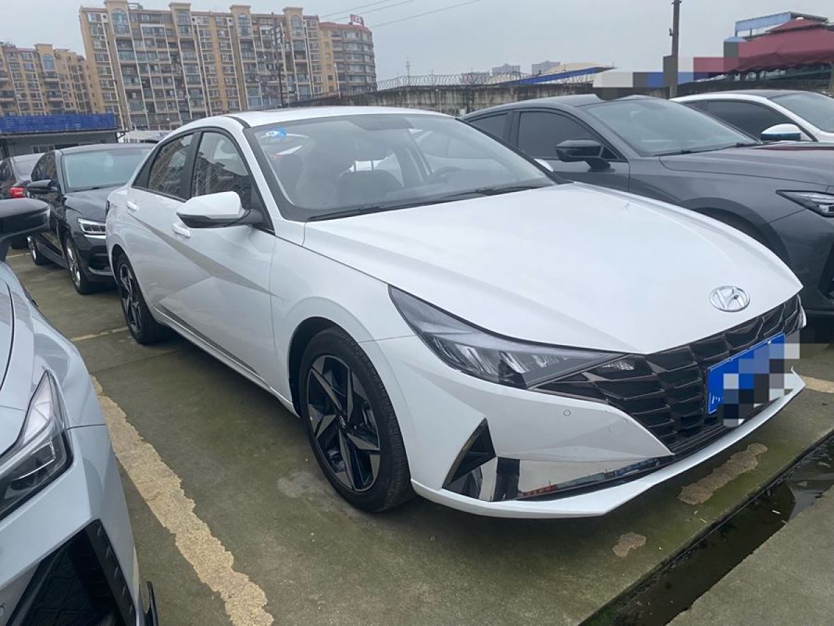 2023年6月現(xiàn)代 伊蘭特  2023款 1.5L CVT GLX精英版