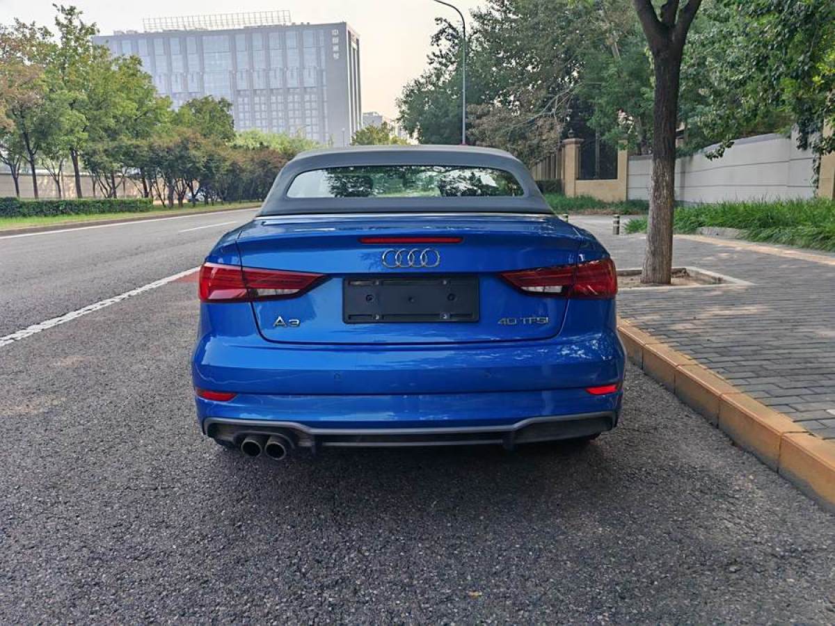 2019年2月奧迪 奧迪A3  2017款 Cabriolet 40 TFSI