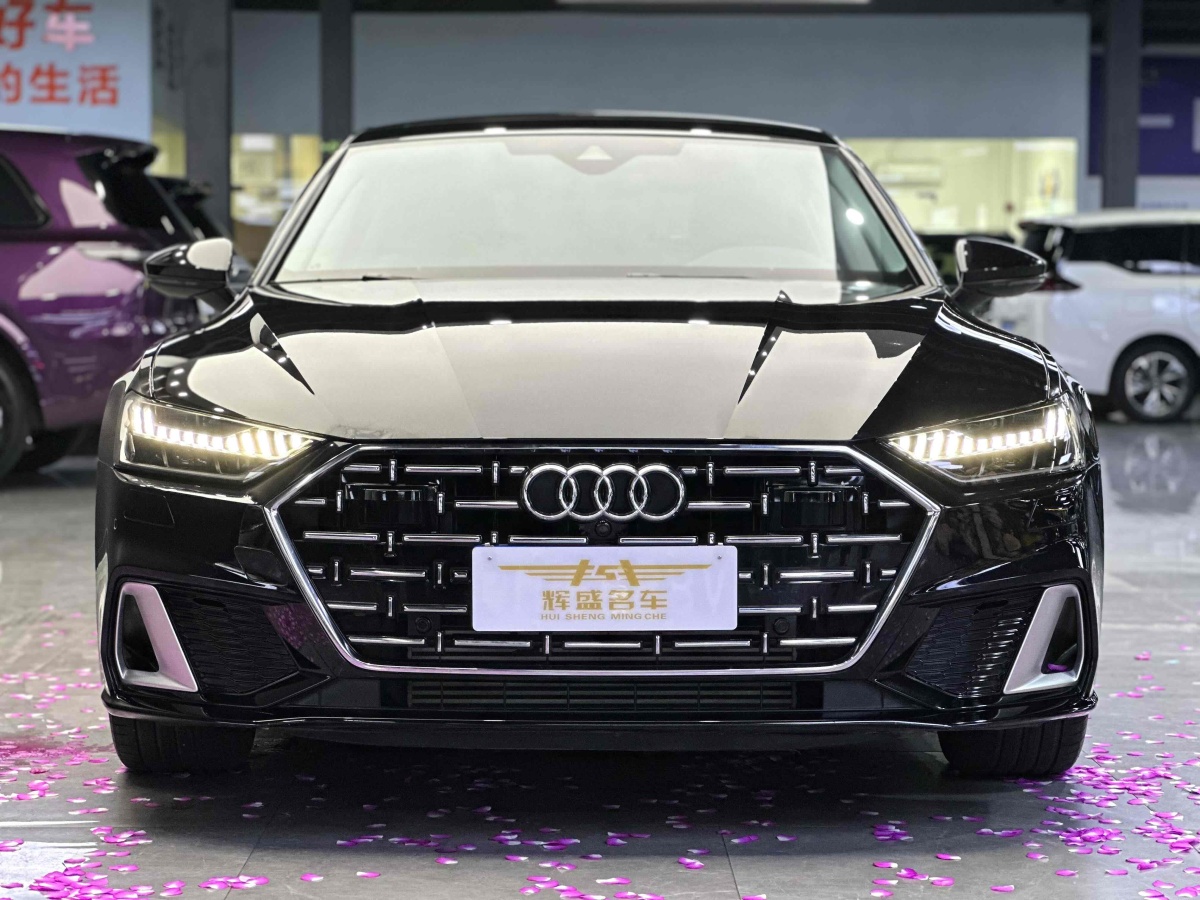 奧迪 奧迪A7L  2024款 45TFSI S-line 筑夢型 流晶套裝圖片