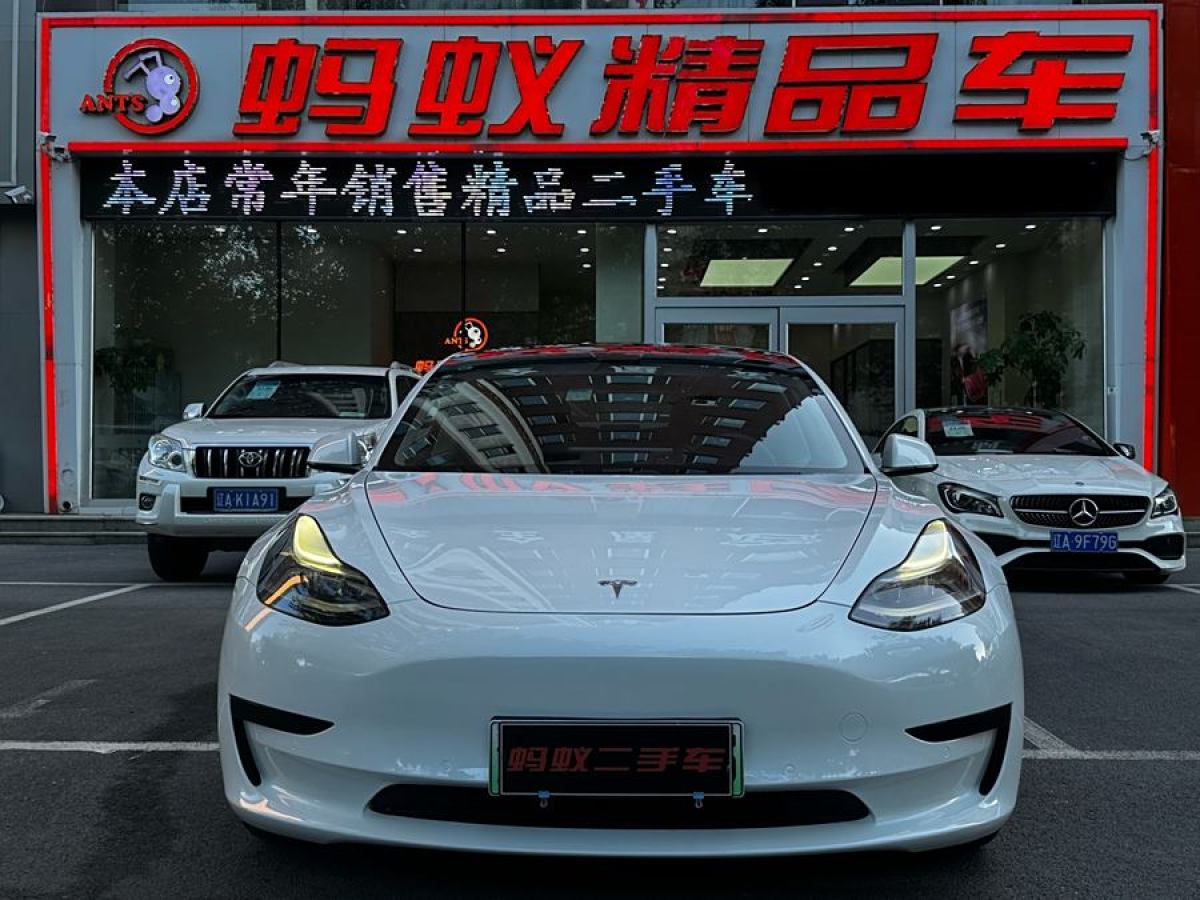 2021年1月特斯拉 Model 3  2019款 標(biāo)準(zhǔn)續(xù)航后驅(qū)升級版