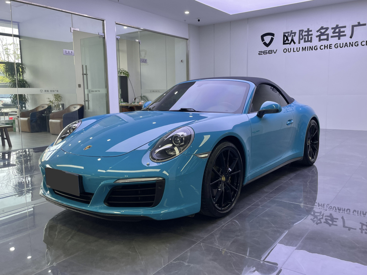 保時捷 911  2016款 Carrera 4 Cabriolet 3.0T圖片