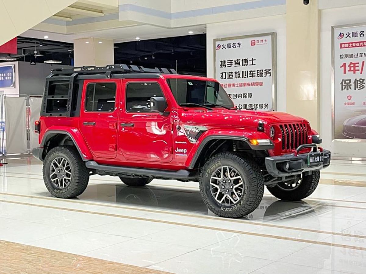 2022年1月Jeep 牧馬人新能源  2022款 四門 2.0T 4xe 撒哈拉 螢光黃限量版