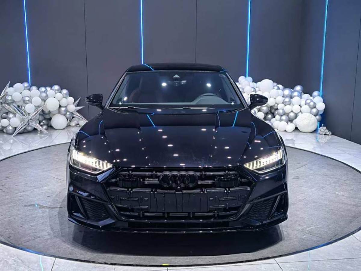 奧迪 奧迪A7L  2023款 45 TFSI quattro S-line 黑武士版圖片