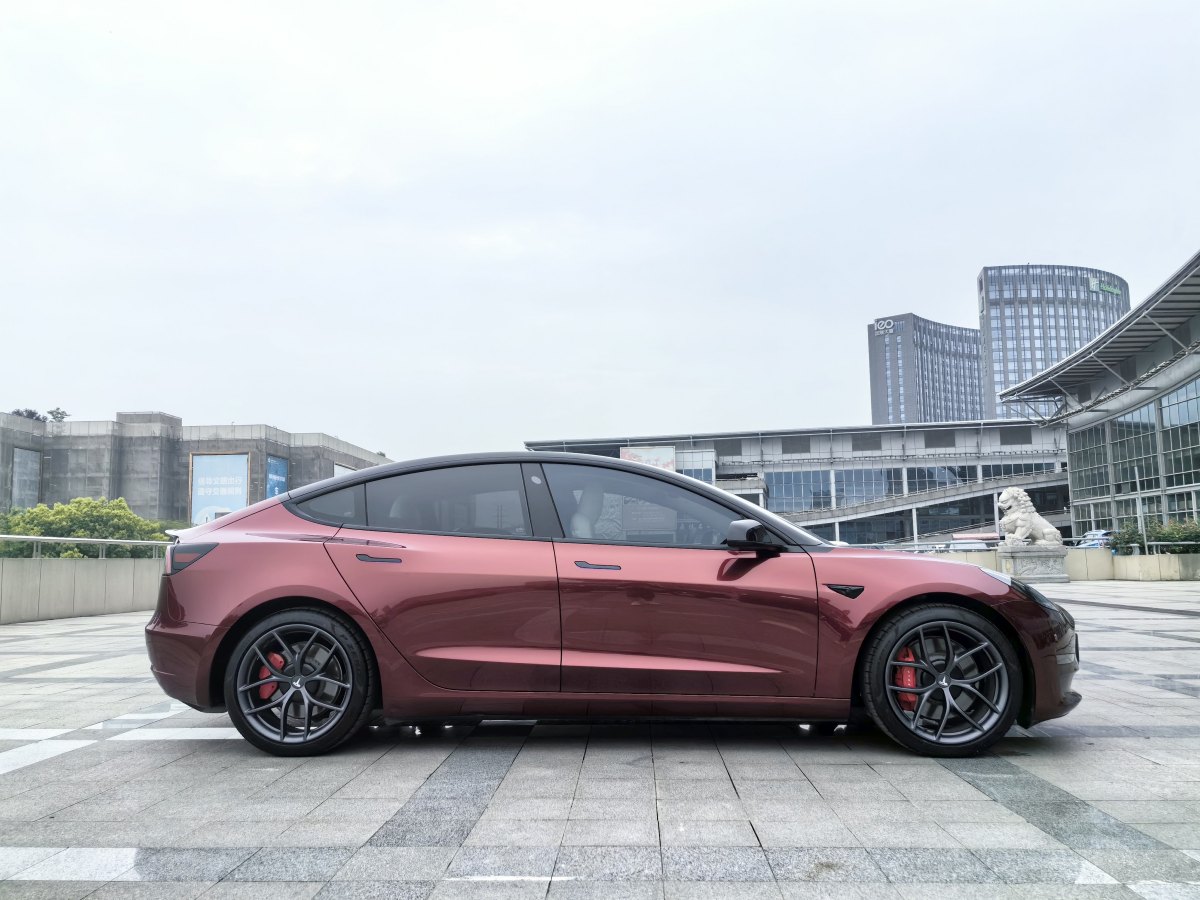 2021年1月特斯拉 Model 3  2019款 Performance高性能全轮驱动版
