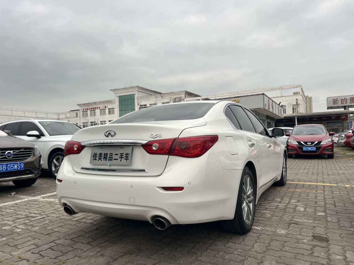 2017年7月英菲尼迪 Q50  2014款 3.7L 舒適版