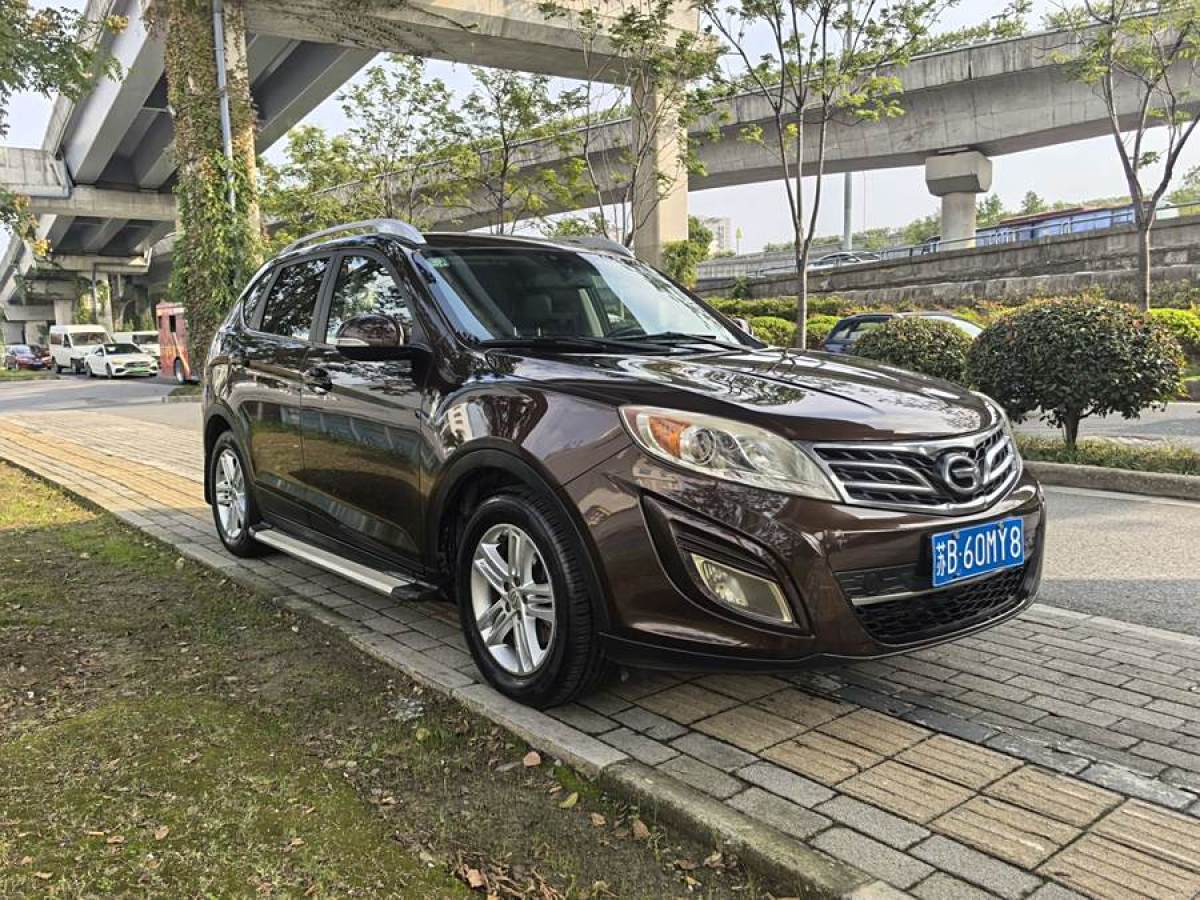 2013年11月廣汽傳祺 GS5  2012款 2.0L 自動(dòng)兩驅(qū)周年紀(jì)念版