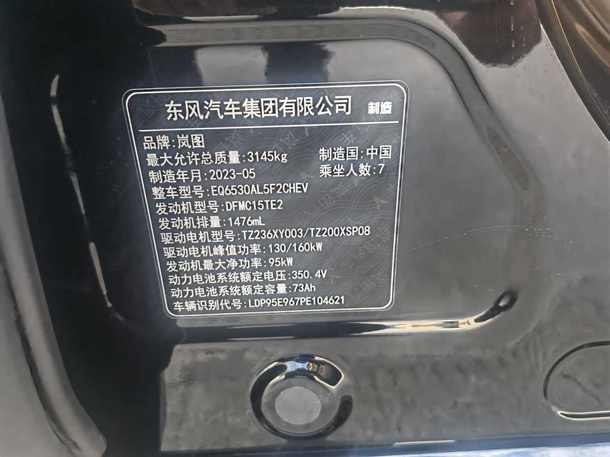 嵐圖 夢想家  2024款 PHEV 超長續(xù)航尊貴版圖片