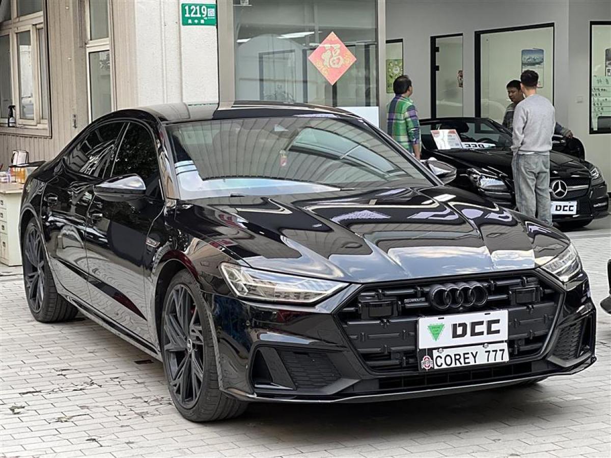 奧迪 奧迪A7L  2023款 45 TFSI quattro S-line 黑武士版圖片