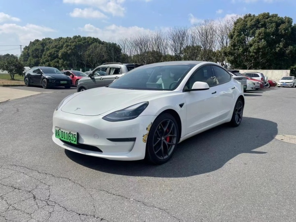 特斯拉 Model 3  2021款 Performance高性能全轮驱动版