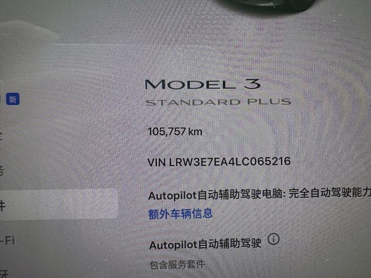 特斯拉 Model 3  2020款 改款 標(biāo)準(zhǔn)續(xù)航后驅(qū)升級(jí)版圖片