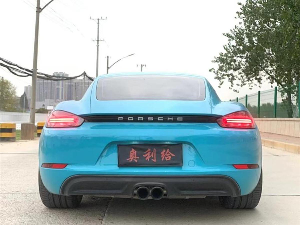 2017年7月保時捷 718  2016款 Cayman 2.0T