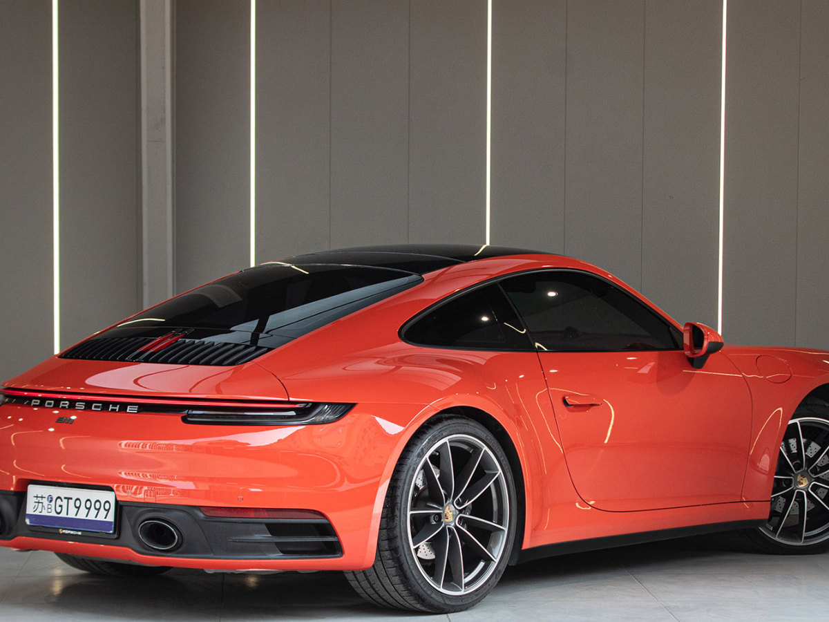 2021年6月保時(shí)捷 911  2022款 Carrera 3.0T