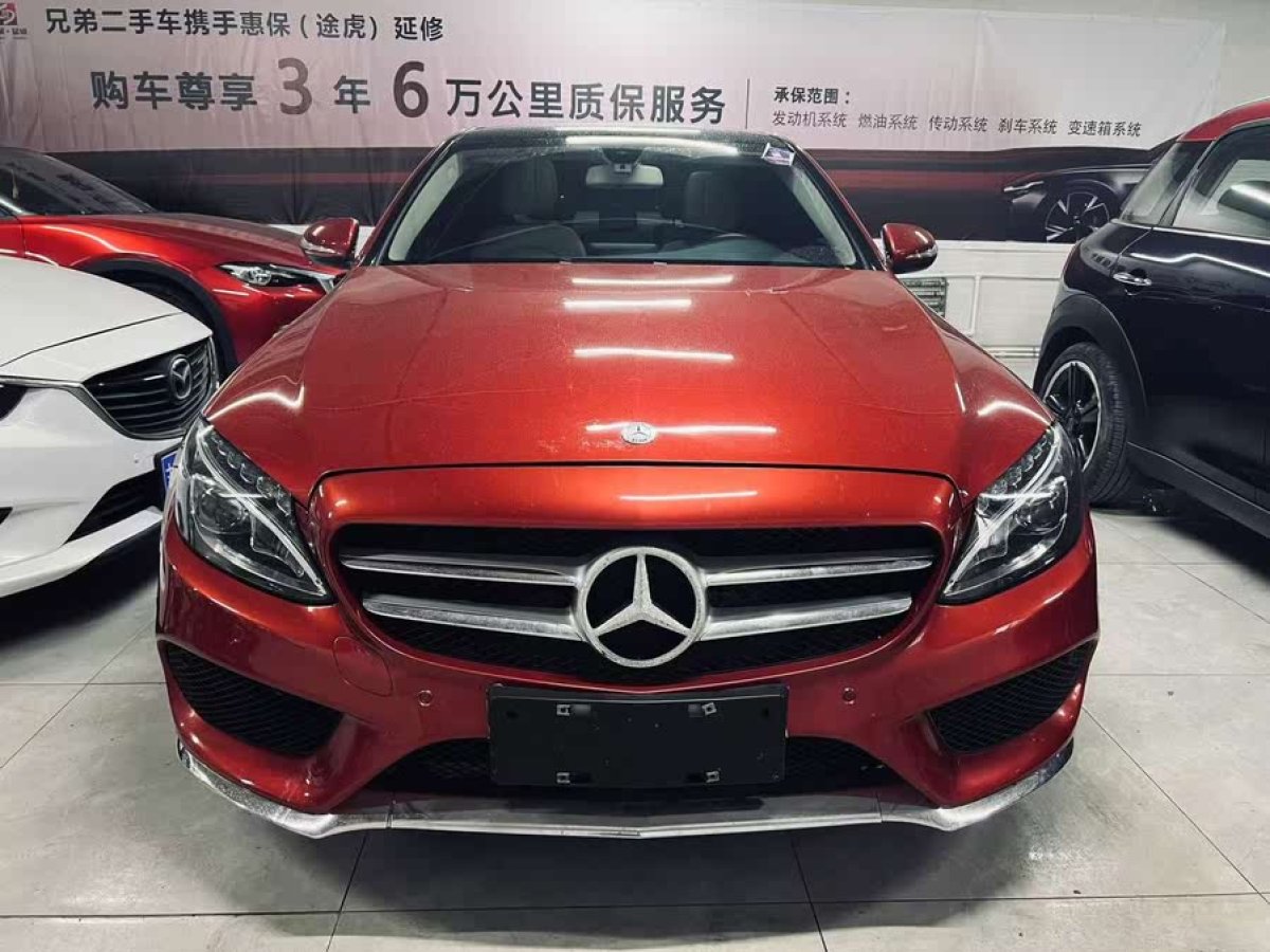 奔馳 奔馳C級  2017款 改款 C 200 L 運(yùn)動版圖片