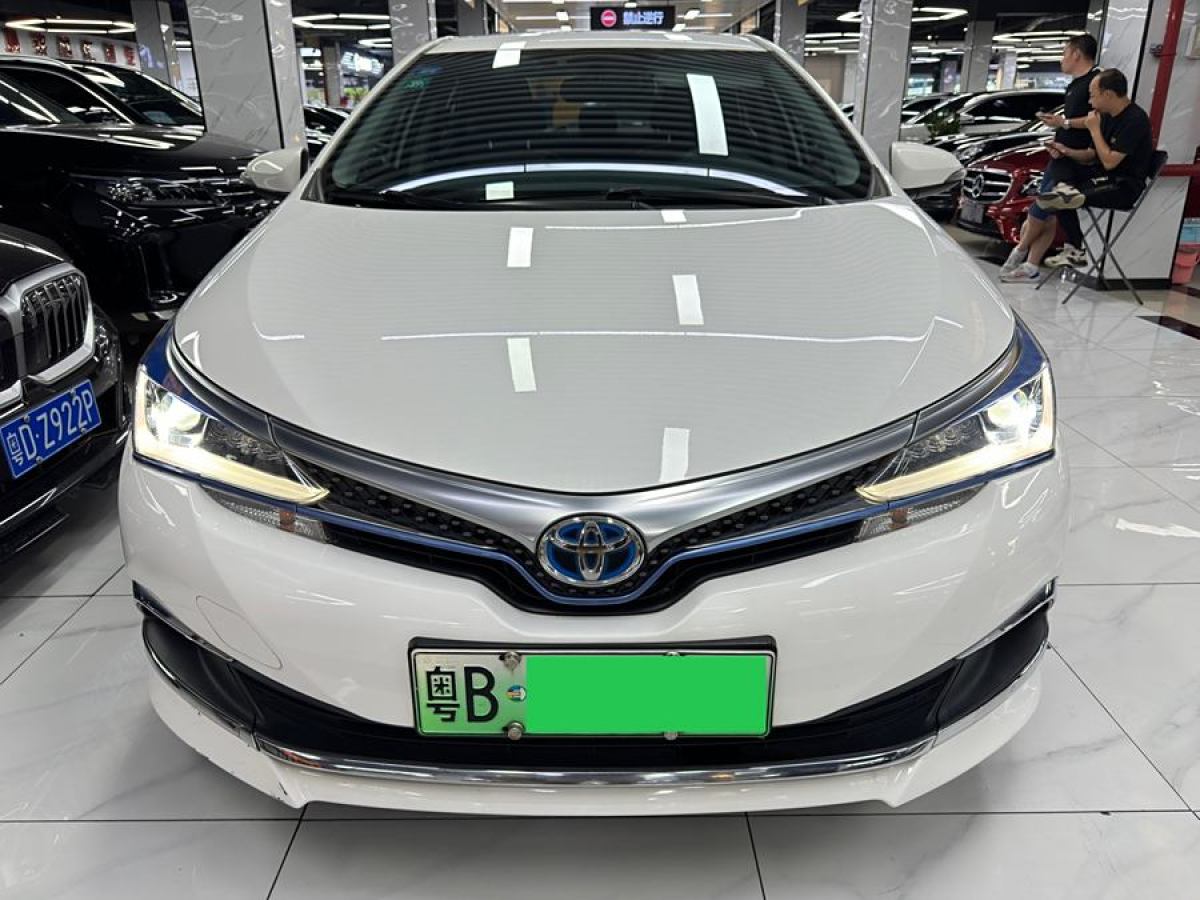 2019年8月豐田 卡羅拉  2017款 改款雙擎 1.8L E-CVT領(lǐng)先版