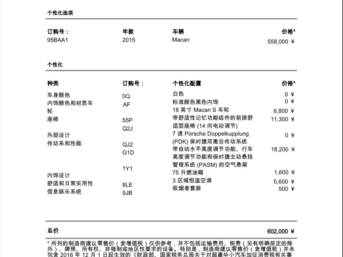 保時(shí)捷 Macan  2014款 Macan 2.0T圖片