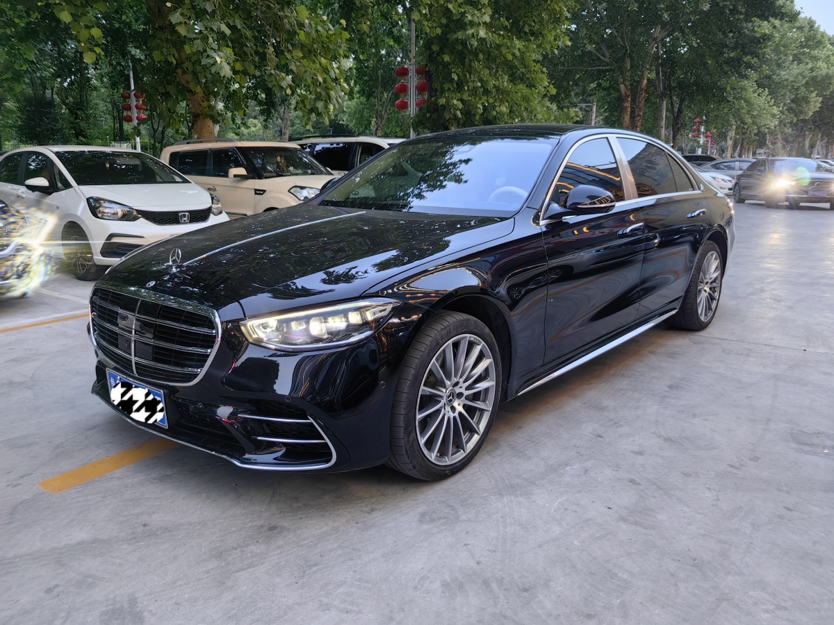 2022年5月奔馳 奔馳S級(jí)  2022款 改款 S 450 L 4MATIC