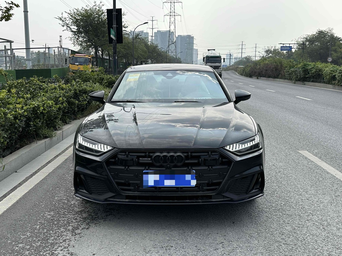 奧迪 奧迪A7L  2023款 45 TFSI quattro S-line 黑武士版圖片