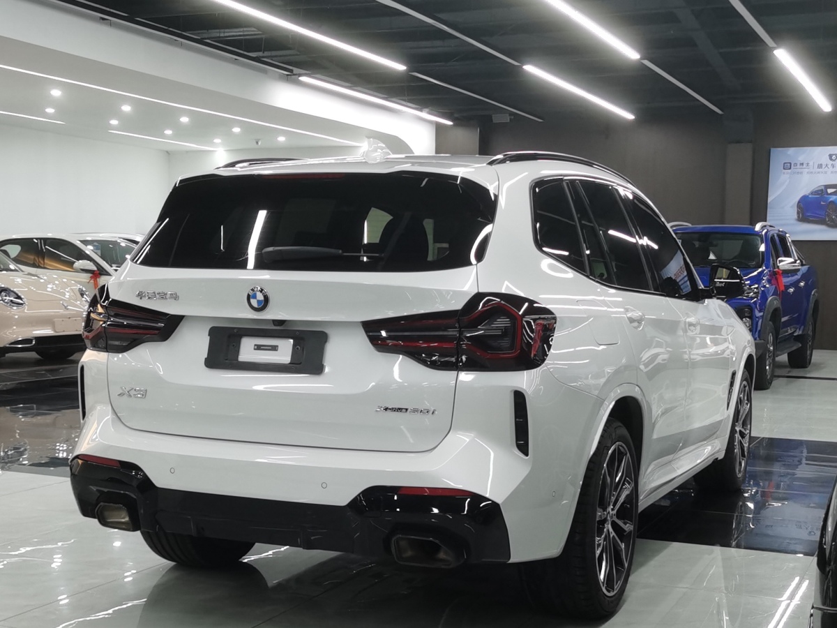 寶馬 寶馬X3  2022款 改款 xDrive30i 領(lǐng)先型 M曜夜套裝圖片