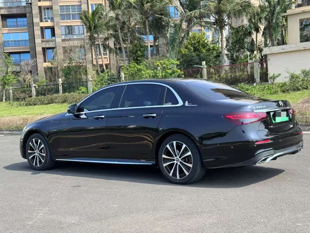 奔馳 奔馳E級新能源  2021款 E 350 e L 插電式混合動力運動轎車圖片