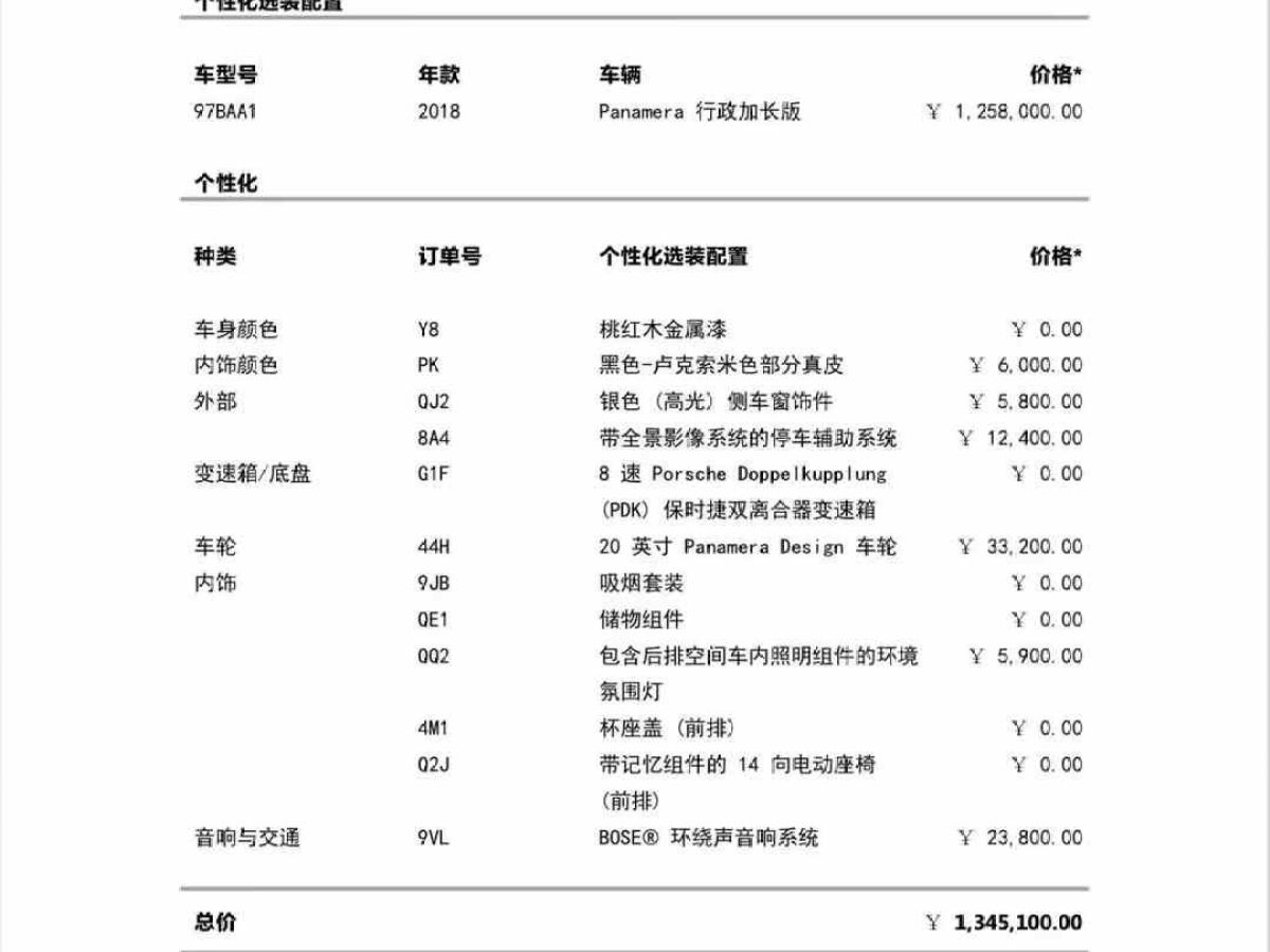 保時捷 Panamera新能源  2018款 Panamera 4 E-Hybrid 2.9T圖片