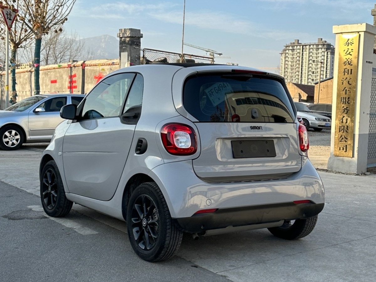 2018年09月smart fortwo  2018款 1.0L DCT敞篷激情版