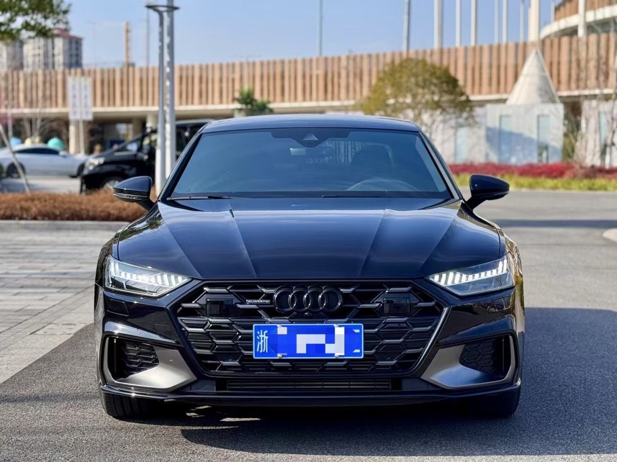 奧迪 奧迪A7L  2024款 45 TFSI quattro 黑武士版圖片