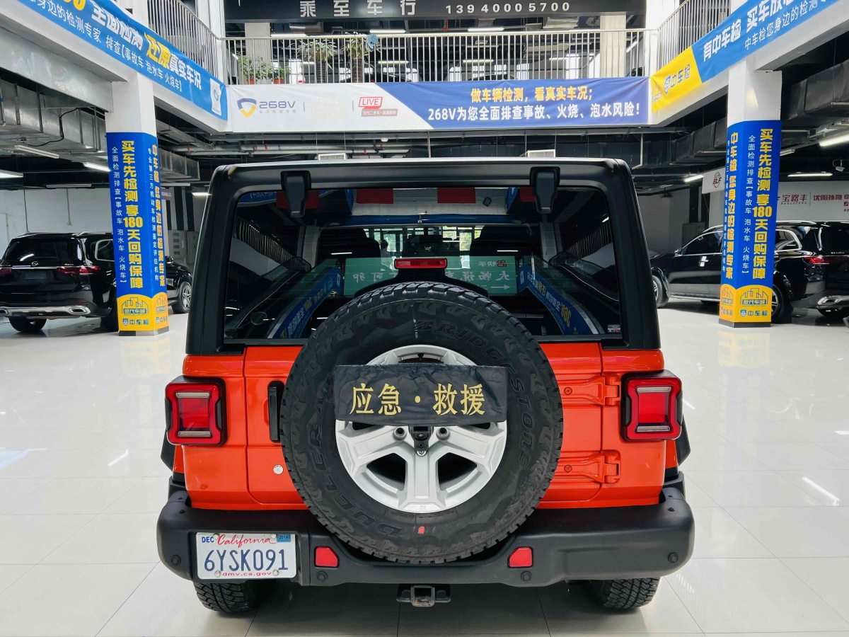 2019年1月Jeep 牧馬人  2018款 2.0T Sahara 四門版