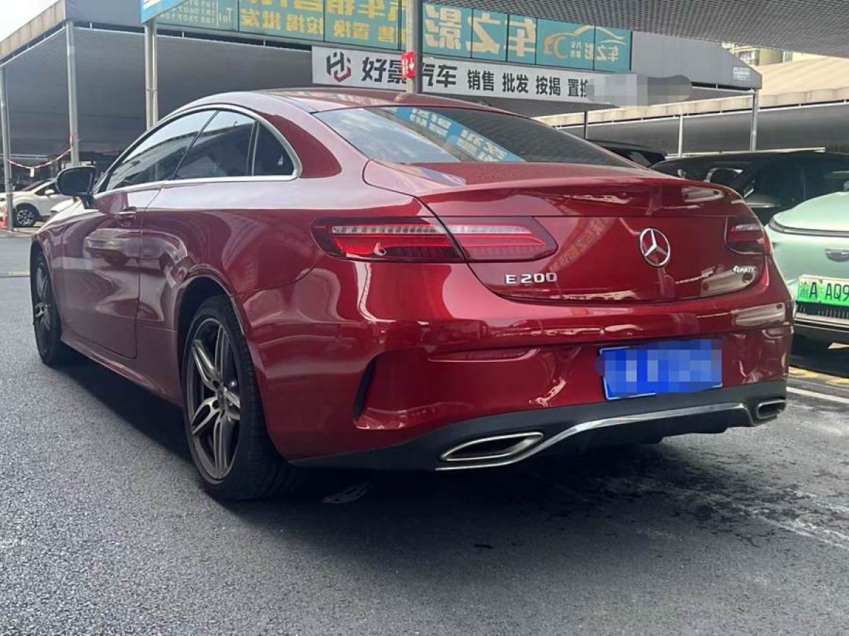 奔驰 奔驰E级  2017款 E 200 4MATIC 轿跑车图片