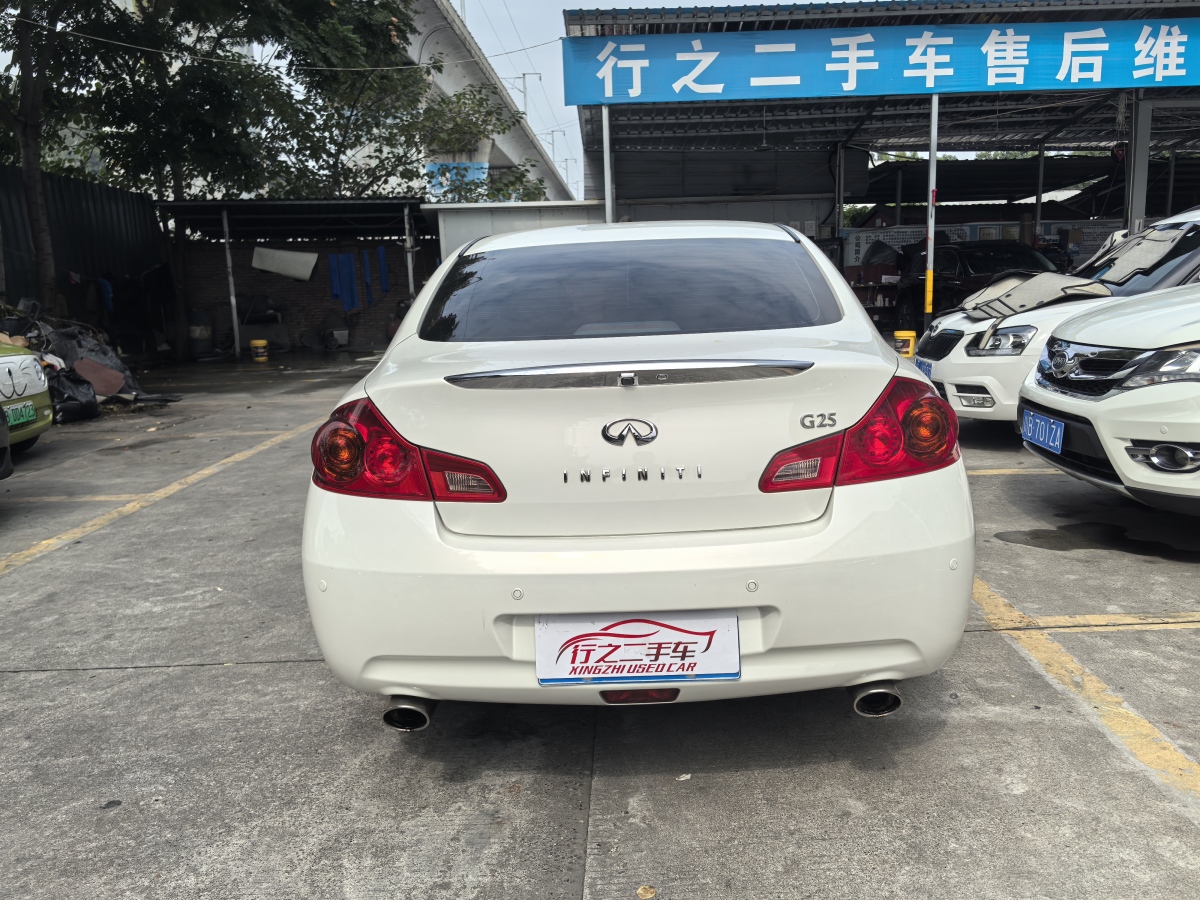 2012年3月英菲尼迪 G系  2010款 G25 Sedan 豪華運動版