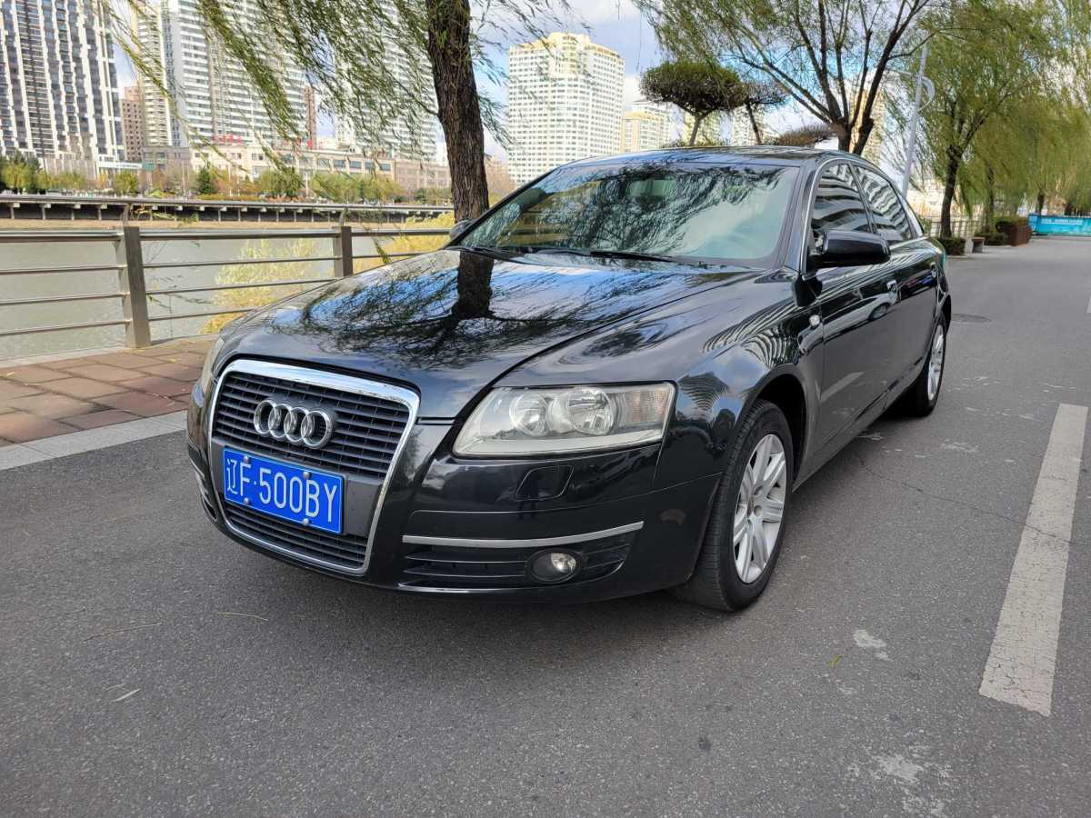 丹東2006年6月奧迪奧迪a6l2005款20t自動標準型黑色手動擋