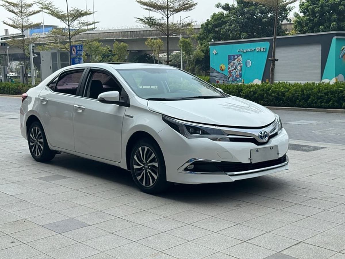 2019年1月豐田 卡羅拉  2017款 改款雙擎 1.8L E-CVT領(lǐng)先版