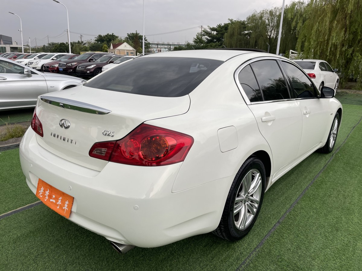 2012年8月英菲尼迪 G系  2010款 G25 Sedan 豪華運動版