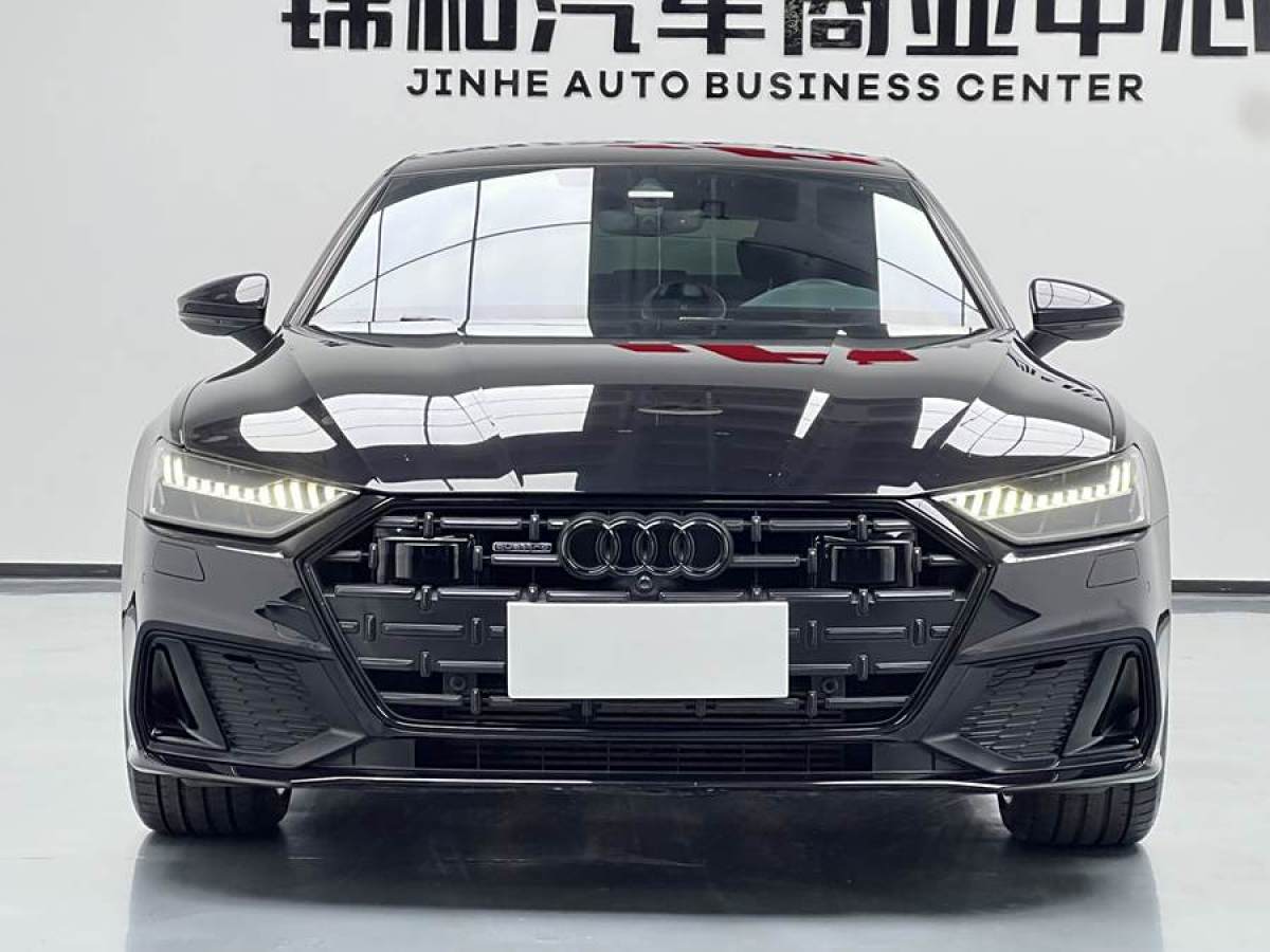 奧迪 奧迪A7L  2024款 45TFSI quattro S-line 見遠(yuǎn)型 曜黑套裝圖片