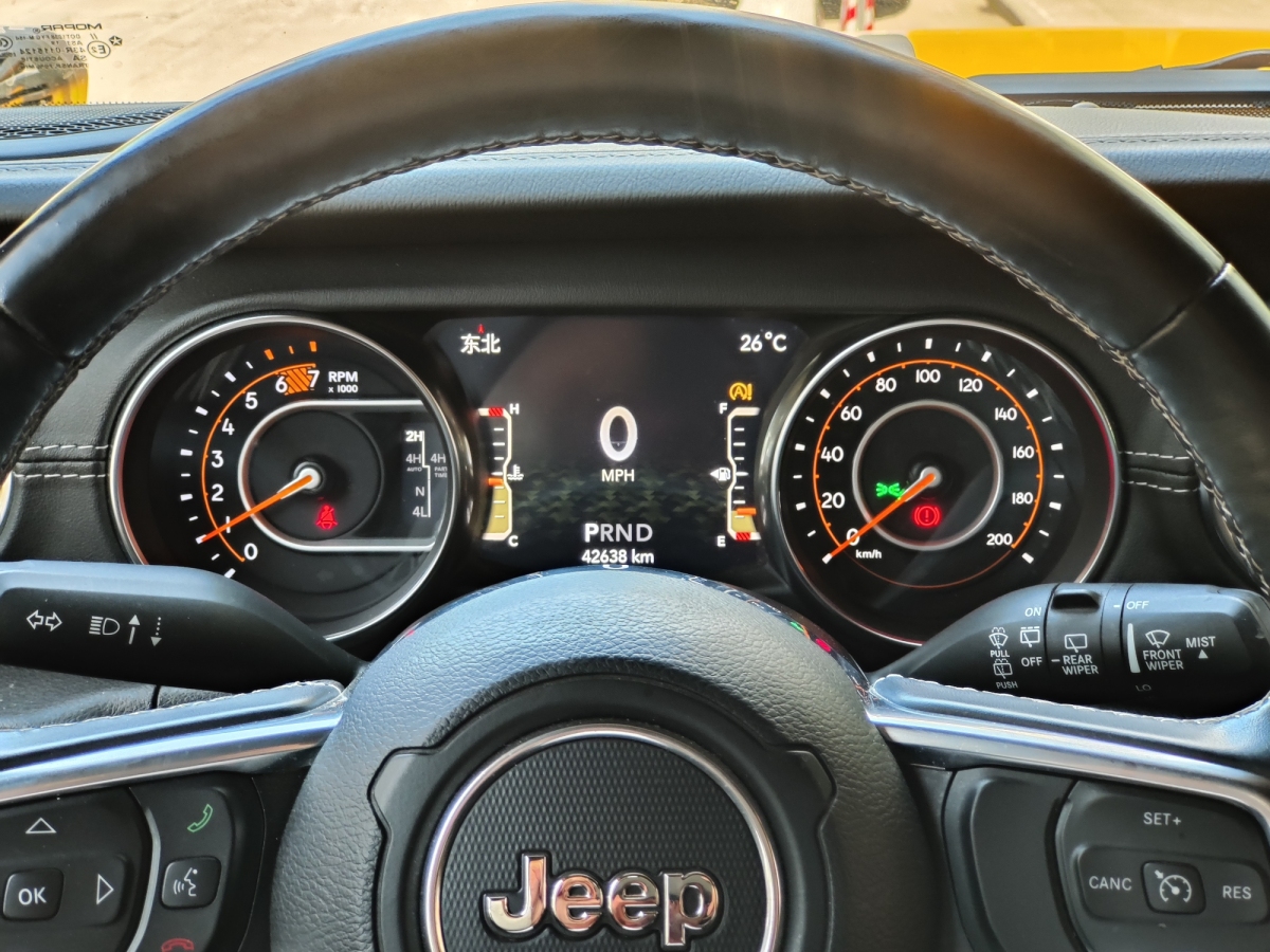 2020年5月Jeep 牧马人  2019款 2.0T Sahara 四门电动敞篷版 国VI