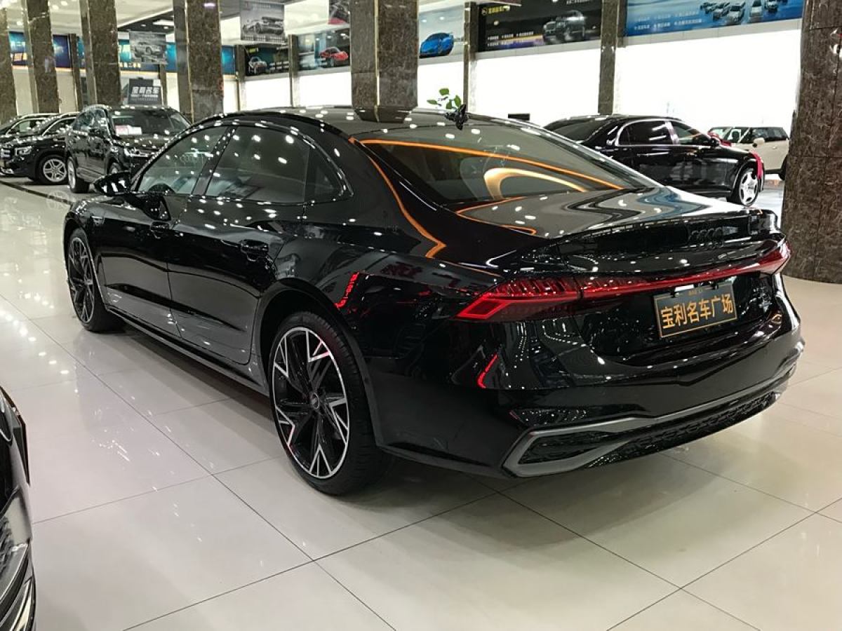 奧迪 奧迪A7L  2024款 45 TFSI quattro S-line 黑武士版圖片