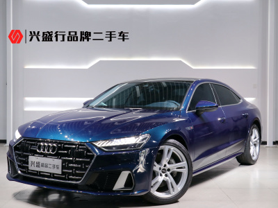 2024年9月 奧迪 奧迪A7L 45TFSI quattro S-line 見遠(yuǎn)型 流晶套裝圖片