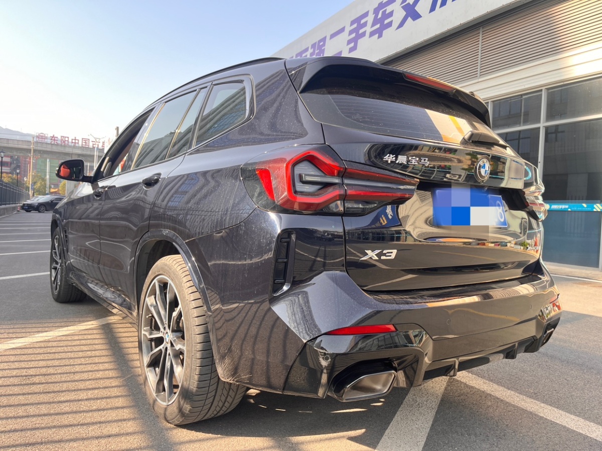 寶馬 寶馬X3  2022款 改款 xDrive30i 領(lǐng)先型 M曜夜套裝圖片