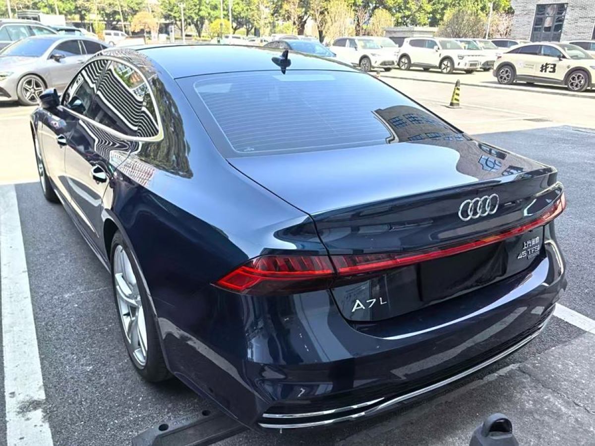 奧迪 奧迪A7L  2023款 45 TFSI quattro S-line 黑武士版圖片