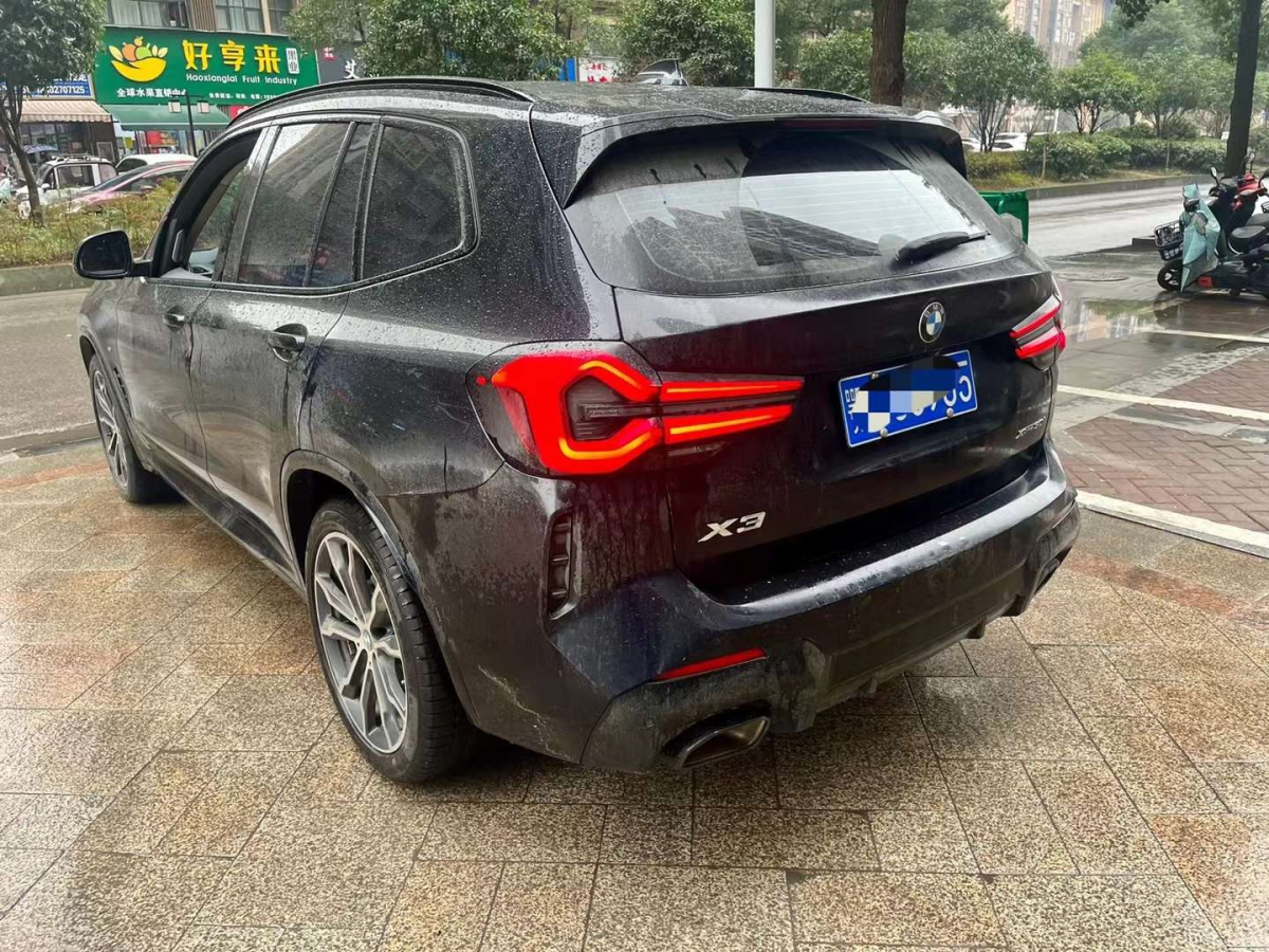 寶馬 寶馬X3  2022款 改款 xDrive30i 領(lǐng)先型 M曜夜套裝圖片
