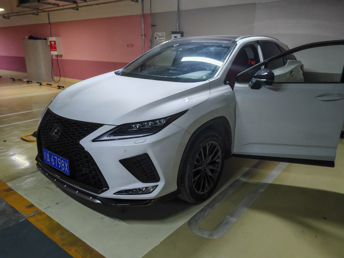 2022年1月雷克薩斯 RX  2020款 改款 300 四驅(qū)F SPORT