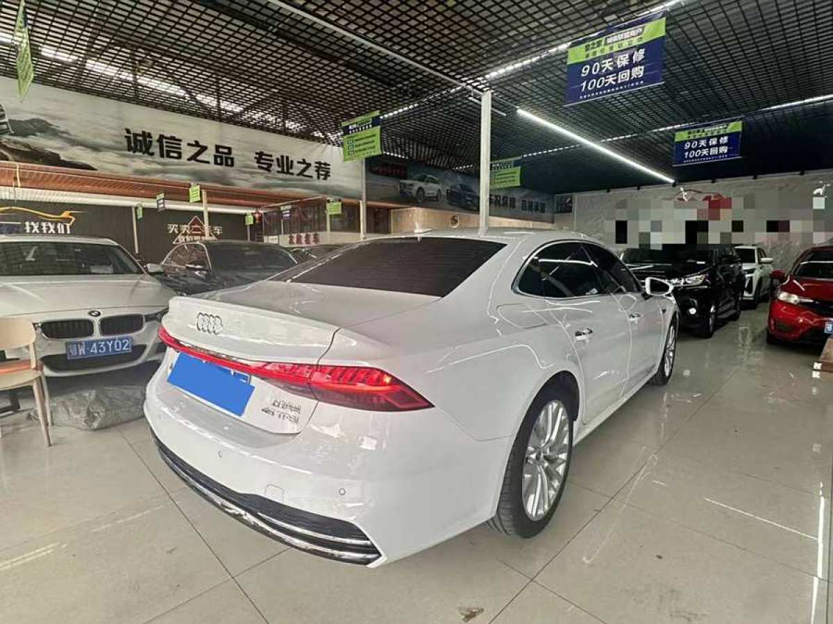 奧迪 奧迪A7L  2022款 45 TFSI quattro S-line 風(fēng)騎士圖片