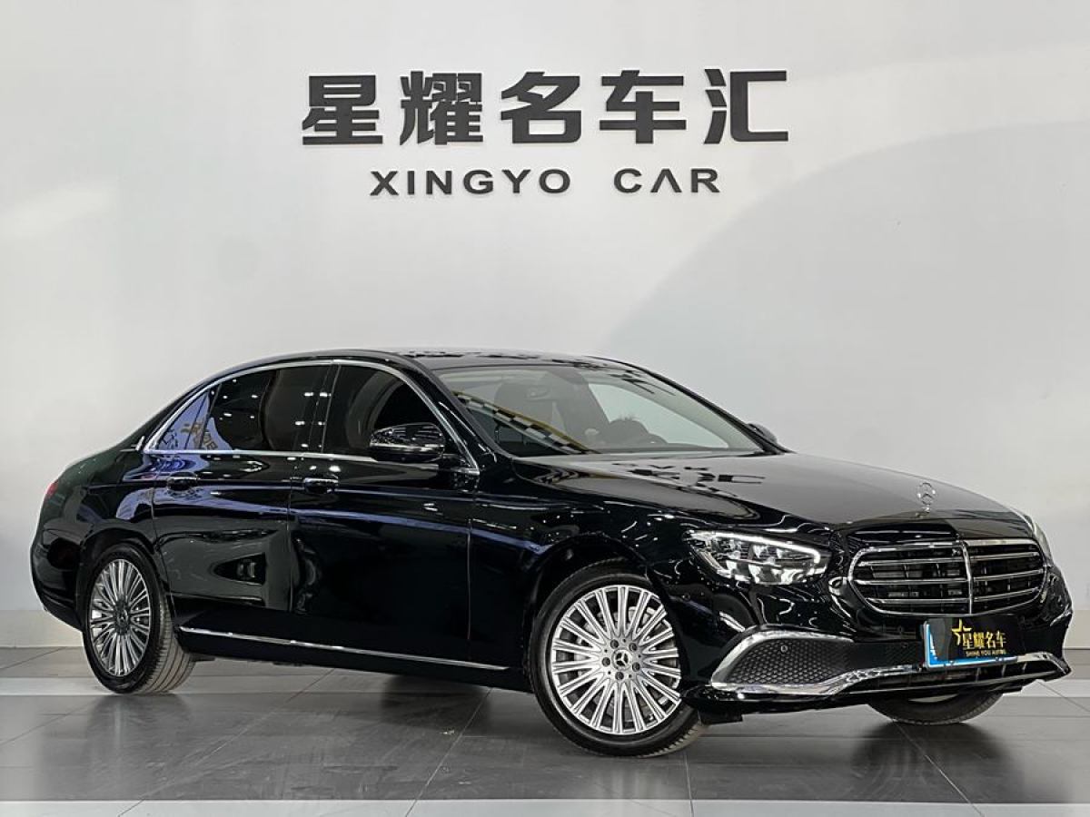 奔馳 奔馳E級  2021款 改款 E 300 L 時尚型圖片