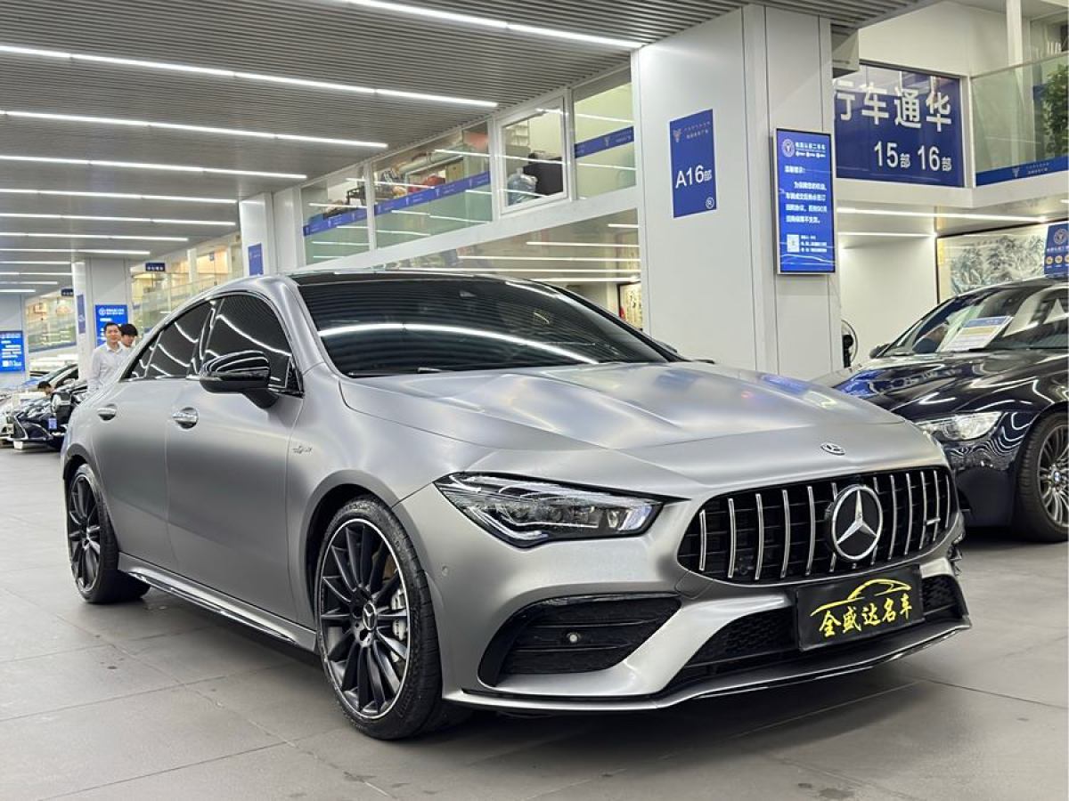 奔馳 奔馳CLA級AMG  2024款 改款 AMG CLA 35 4MATIC圖片