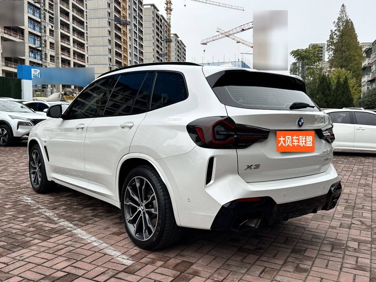 寶馬 寶馬X3  2022款 改款 xDrive30i 領(lǐng)先型 M曜夜套裝圖片